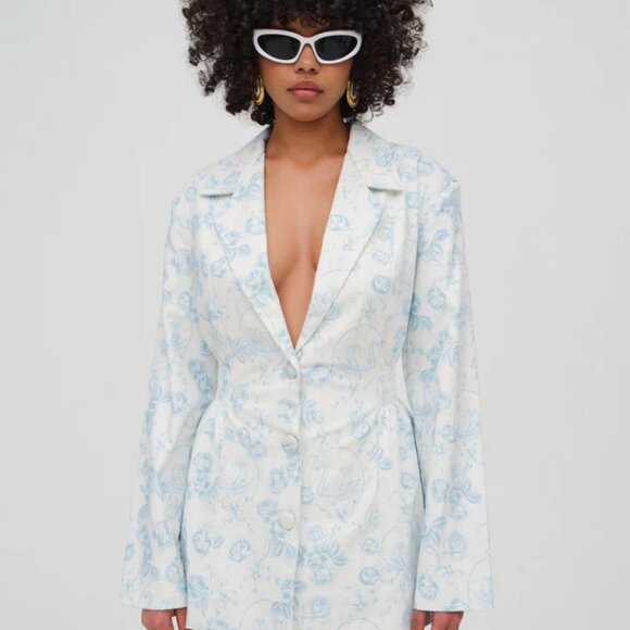 Chantal Denim Blazer Dress - Picture 2 of 13